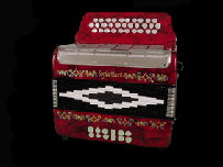 34 Button/12 Bass Three Switch Diatonic Accordion Stripe Colors available in: